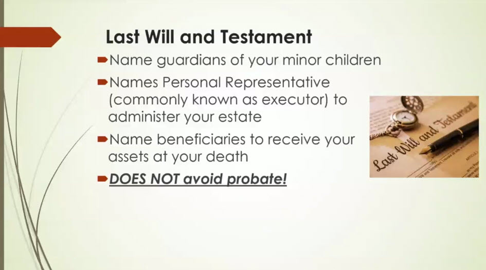 Estate Planning – The Basics