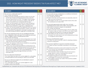 How Might President Biden's Tax Plan Affect Me How Might President Biden's Tax Plan Affect Me