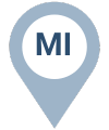 Michigan Location Pin